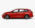 Ford Focus ST-Line turnier 2021 3D 모델  side view
