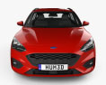 Ford Focus ST-Line turnier 2021 3d model front view