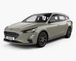 Ford Focus Titanium turnier 2021 3D-Modell