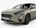 Ford Focus Titanium turnier 2021 3D模型