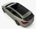 Ford Focus Titanium turnier 2021 3Dモデル top view