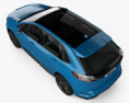 Ford Edge ST 2021 3D模型 顶视图