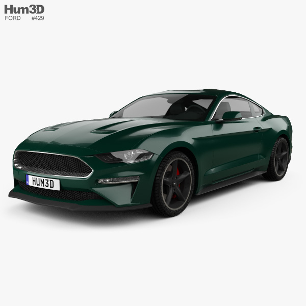 Ford Mustang Bullitt coupe 2021 3D model