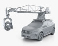Ford Edge ST Camera Car 2022 Modèle 3d clay render
