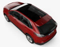 Ford Edge Titanium 2022 3d model top view