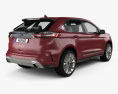 Ford Edge Vignale 2022 3D 모델  back view