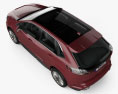 Ford Edge Vignale 2022 3D 모델  top view