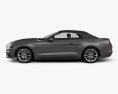 Ford Mustang GT 敞篷车 带内饰 2020 3D模型 侧视图
