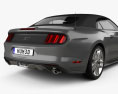 Ford Mustang GT 컨버터블 인테리어 가 있는 2020 3D 모델 