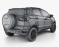 Ford Ecosport Titanium HQインテリアと 2019 3Dモデル