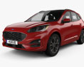 Ford Kuga 混合動力 ST-Line 2022 3D模型