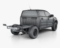 Ford Ranger ダブルキャブ Chassis XL 2020 3Dモデル