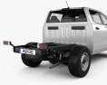 Ford Ranger Double Cab Chassis XL 2020 3d model