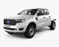 Ford Ranger Cabine Dupla Chassis XL 2021 Modelo 3d