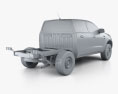 Ford Ranger ダブルキャブ Chassis XL 2021 3Dモデル
