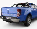 Ford Ranger Double Cab XLT 2021 3d model