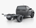Ford Ranger Cabina Simple Chassis XL 2021 Modelo 3D
