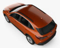 Ford Escape SE 2022 3D-Modell Draufsicht