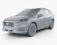 Ford Escape Titanium CN-spec 2022 3D модель clay render