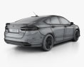 Ford Fusion Titanium 带内饰 2018 3D模型