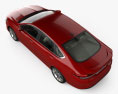Ford Fusion Titanium з детальним інтер'єром 2018 3D модель top view