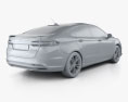 Ford Fusion Titanium 인테리어 가 있는 2018 3D 모델 