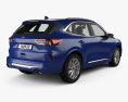 Ford Kuga hybrid Vignale 2022 3d model back view