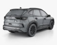 Ford Kuga гібрид Vignale 2022 3D модель