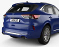 Ford Kuga гибрид Vignale 2022 3D модель