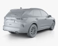 Ford Kuga гибрид Vignale 2022 3D модель