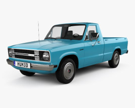 3D model of Ford Courier 1977