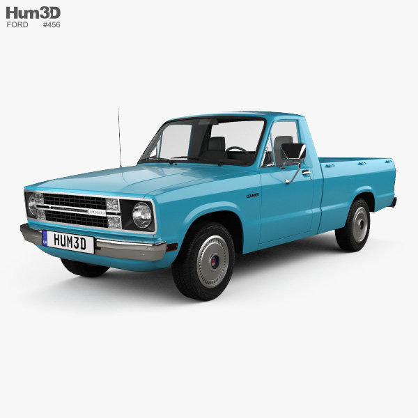 Ford Courier 1977 3D model