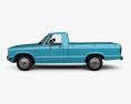 Ford Courier 1977 Modelo 3d vista lateral