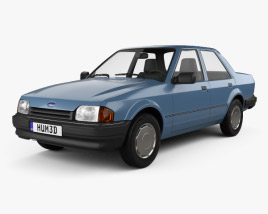 Ford Orion 1986 3D-Modell