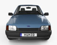 Ford Orion 1986 3d model front view