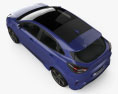 Ford Puma 2022 3d model top view