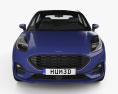 Ford Puma 2022 3d model front view