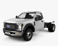 Ford F-550 Super Duty Regular Cab Chassis 2022 Modelo 3D