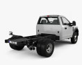 Ford F-550 Super Duty Regular Cab Chassis 2022 3D 모델  back view