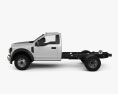 Ford F-550 Super Duty Regular Cab Chassis 2022 Modelo 3d vista lateral