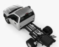 Ford F-550 Super Duty Regular Cab Chassis 2022 3D模型 顶视图