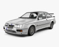 Ford Sierra Cosworth RS500 1986 3D 모델 