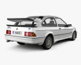 Ford Sierra Cosworth RS500 1986 3D 모델  back view
