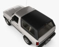 Ford Bronco з детальним інтер'єром 1996 3D модель top view