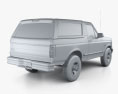 Ford Bronco з детальним інтер'єром 1996 3D модель