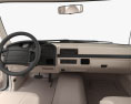Ford Bronco with HQ interior 1996 3d model dashboard