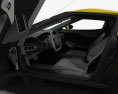 Ford GT with HQ interior 2016 3d model seats