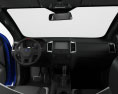 Ford Ranger Doppelkabine Raptor mit Innenraum und Motor 2018 3D-Modell dashboard