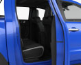 Ford Ranger Doppelkabine Raptor mit Innenraum und Motor 2018 3D-Modell