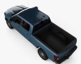 Ford F-250 Super Duty Crew Cab Short bed Lariat 2022 3D模型 顶视图